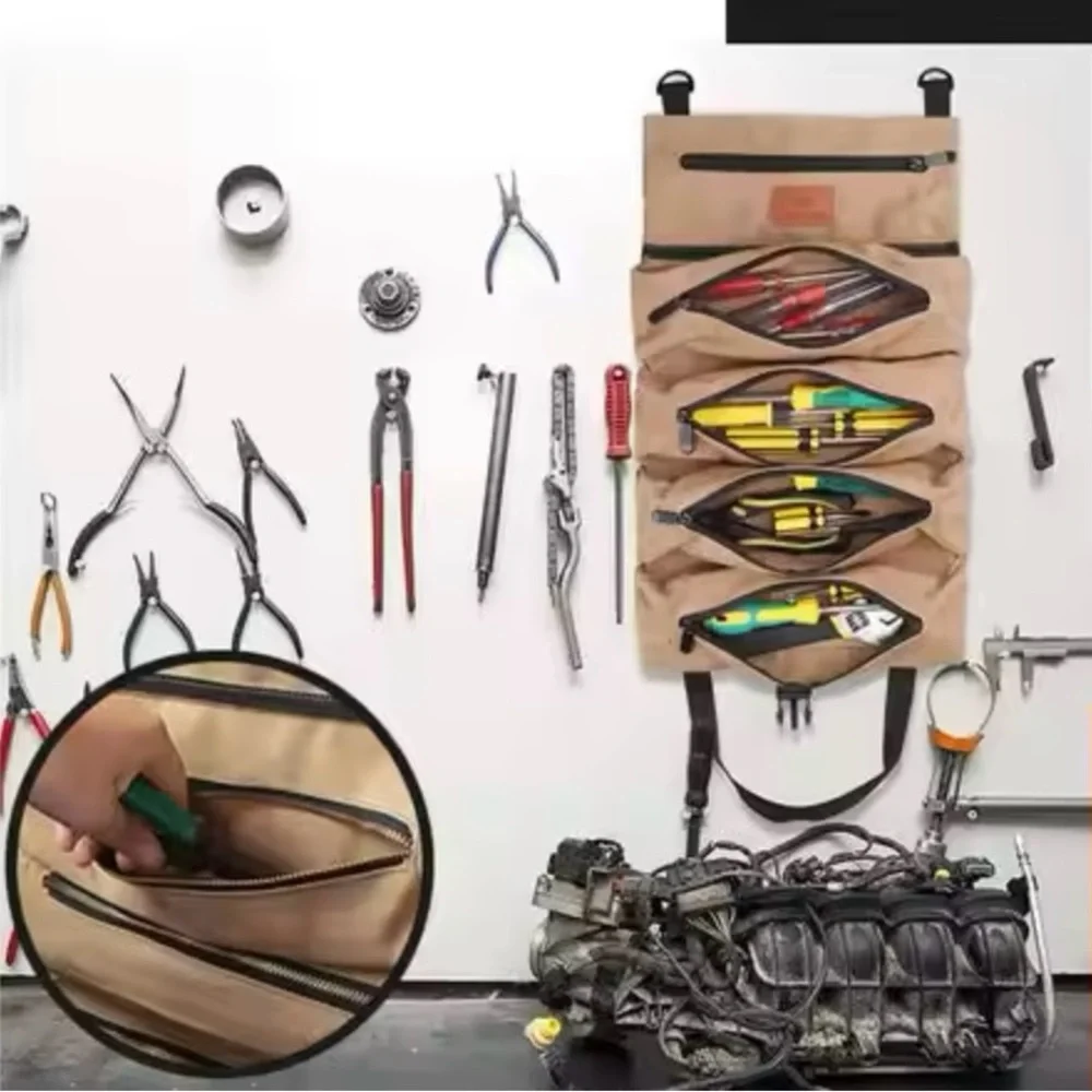 Multi-pocket Tool Bag - Blue - Picture 3 of 6